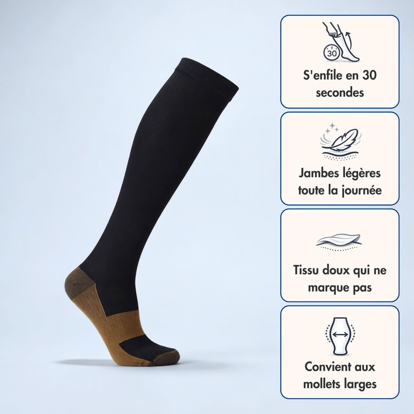 Chaussettes de compression