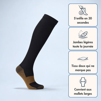 Chaussettes de compression