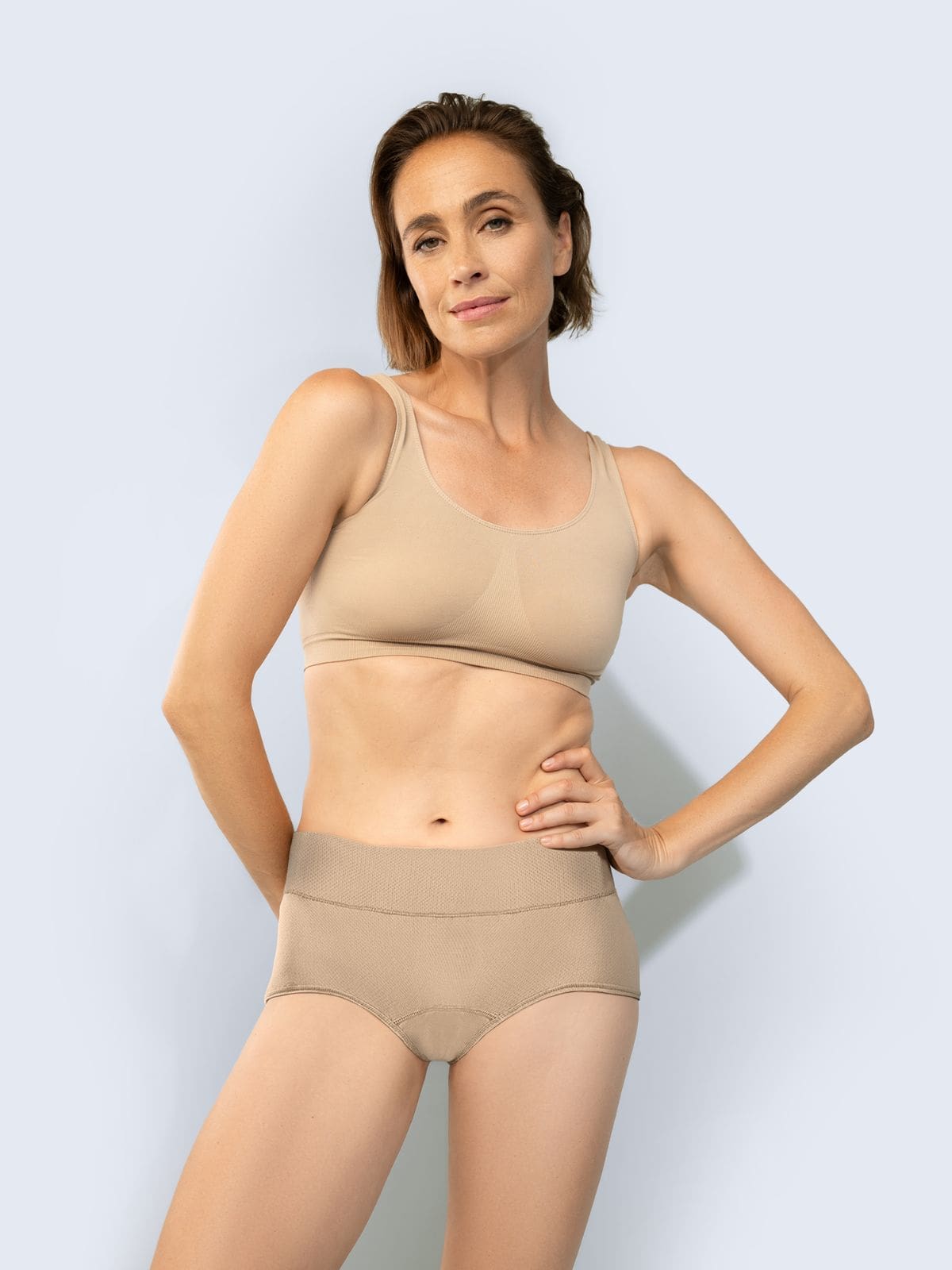 Culotte taille haute classique d'incontinence