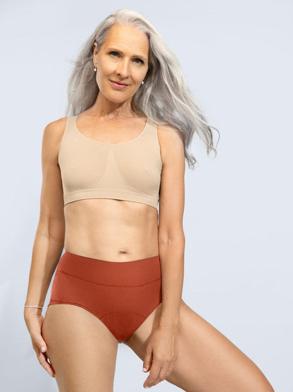 Culotte taille haute classique d'incontinence