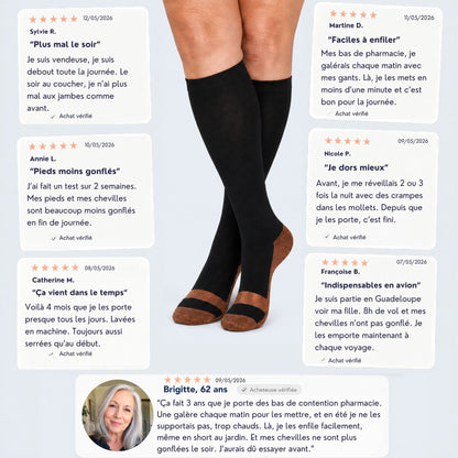 Chaussettes de compression