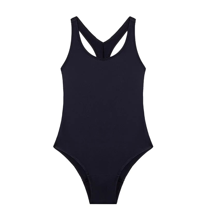 Maillot de bain une pièce d’incontinence dos nageur