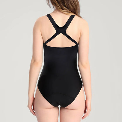 Maillot de bain une pièce d’incontinence dos nageur