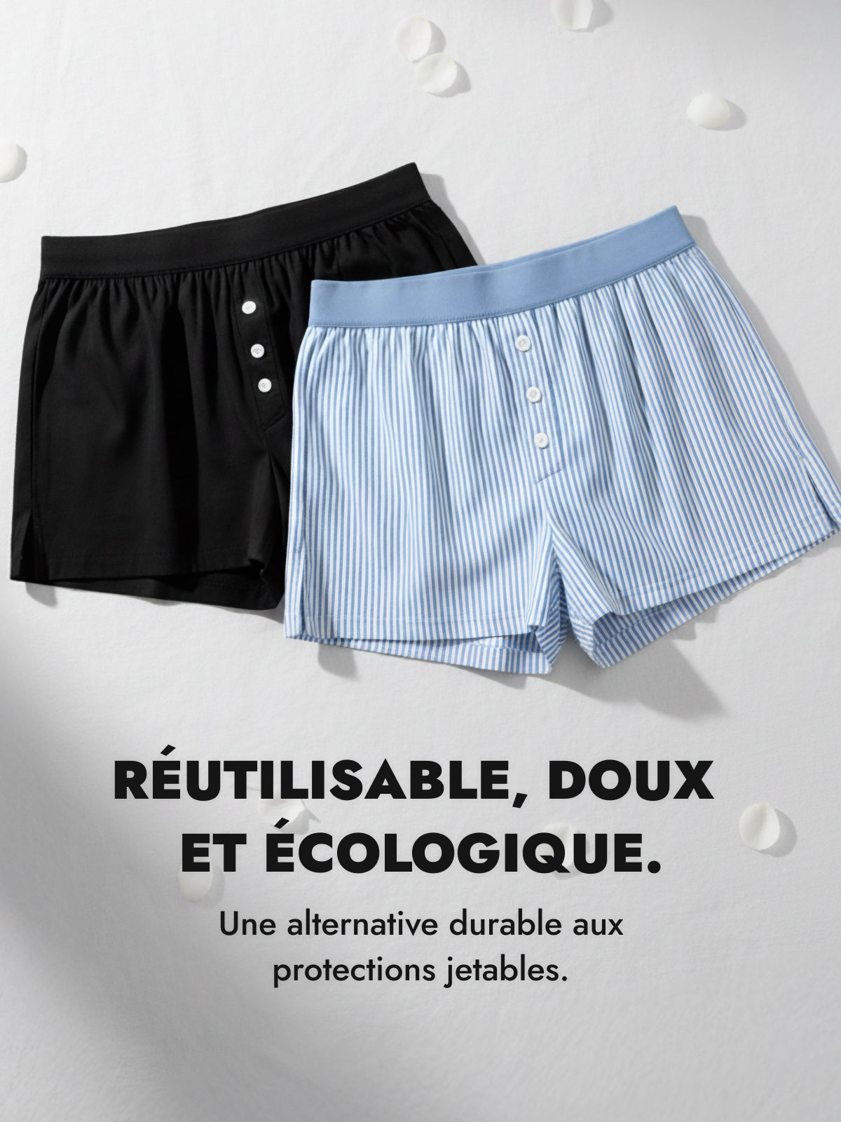Caleçon de pyjama d'incontinence Femme