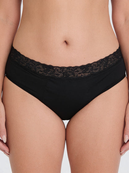 Culotte d'incontinence dentelle festonnée