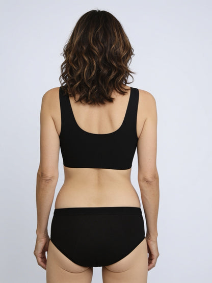 Soutien-gorge ouvert devant col rond